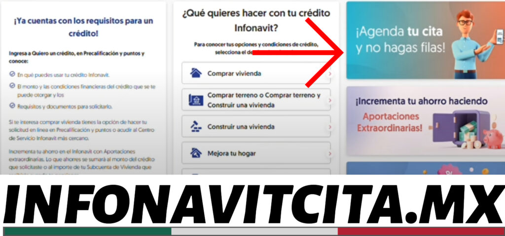 como agendar cita infonavit paso 1
